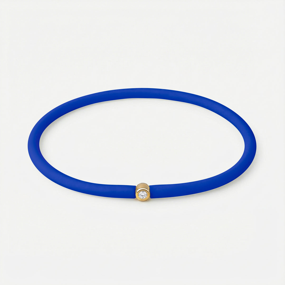 Rainbow Armband Königsblau – Gelb vergoldet