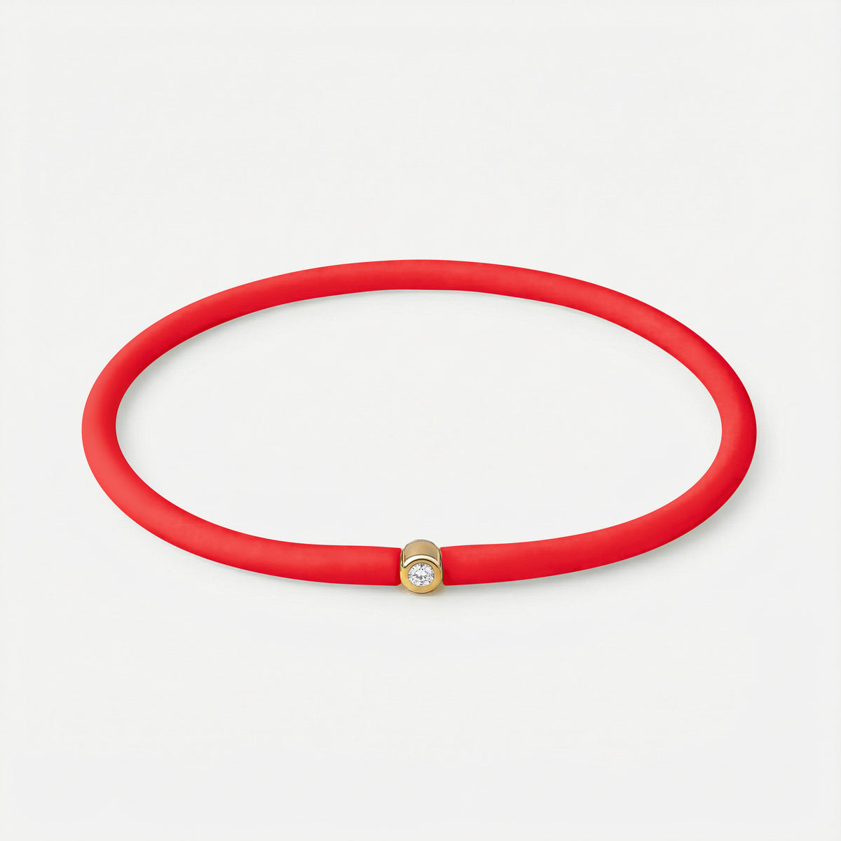Rainbow Armband Koralle – Gelb vergoldet