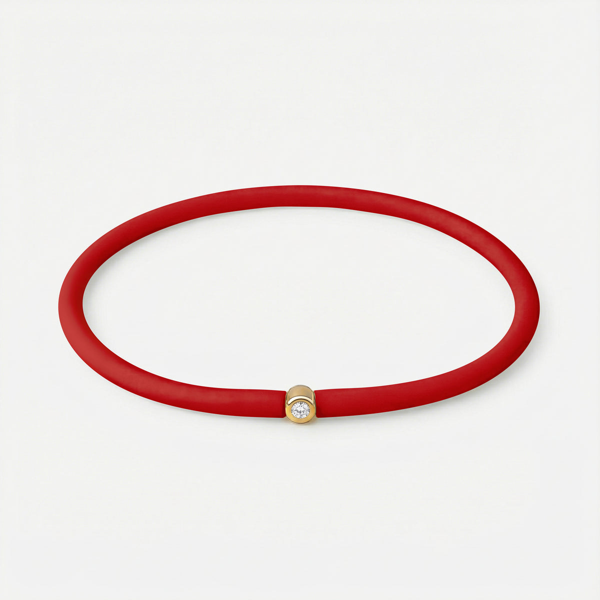Rainbow Armband Rot – Gelb vergoldet