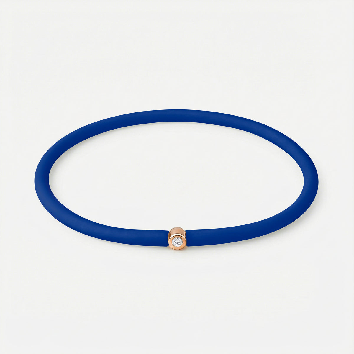 Rainbow Armband Marine – Rosé vergoldet