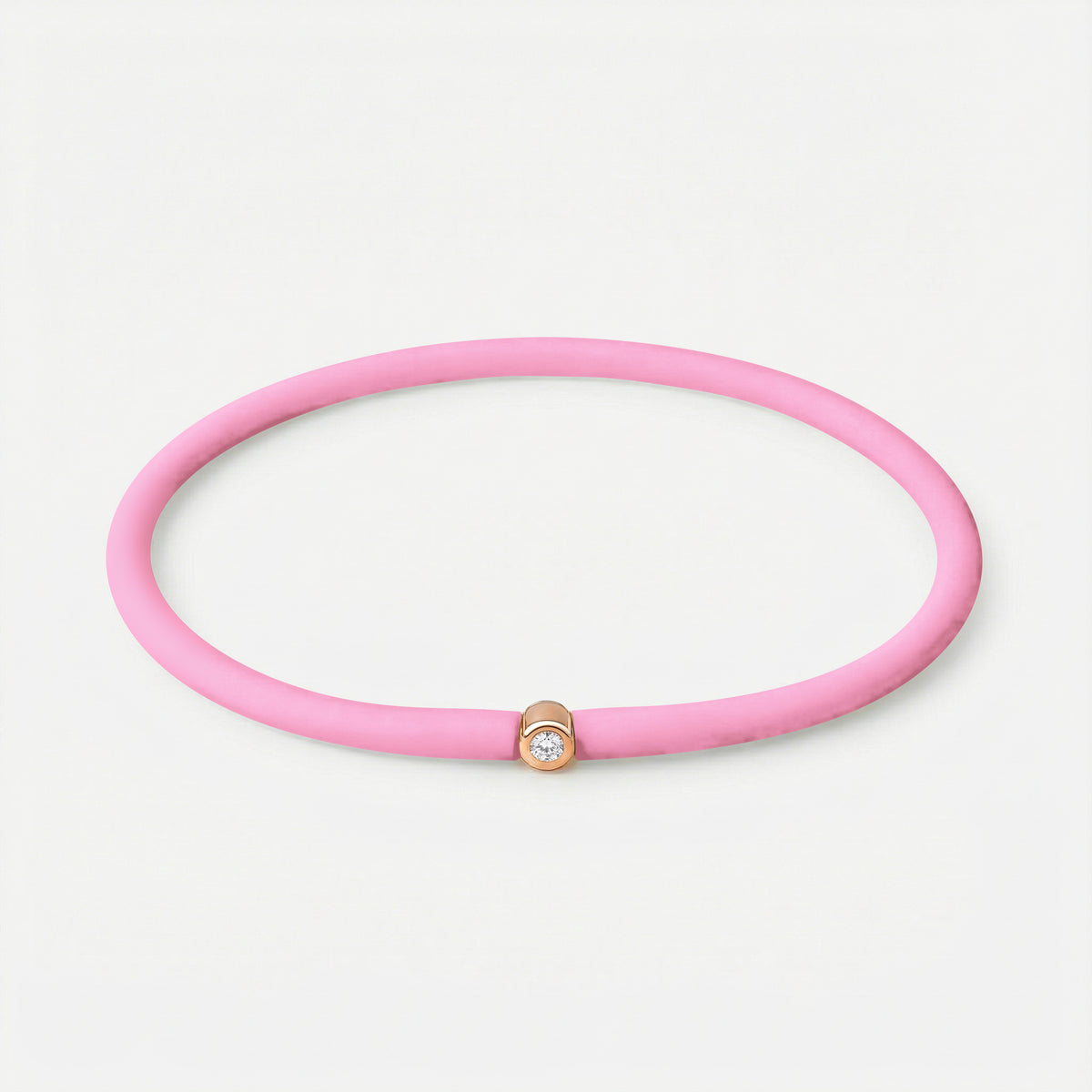 Rainbow Armband Rosa – Rosé vergoldet