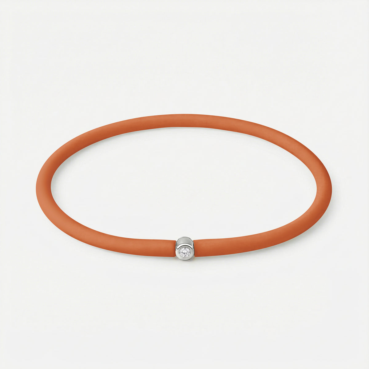 Rainbow Armband Nougat – Silber