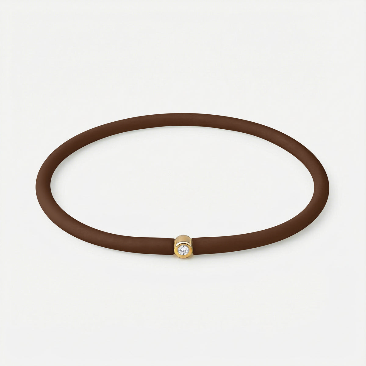 Rainbow Armband Schoko – Gelb vergoldet