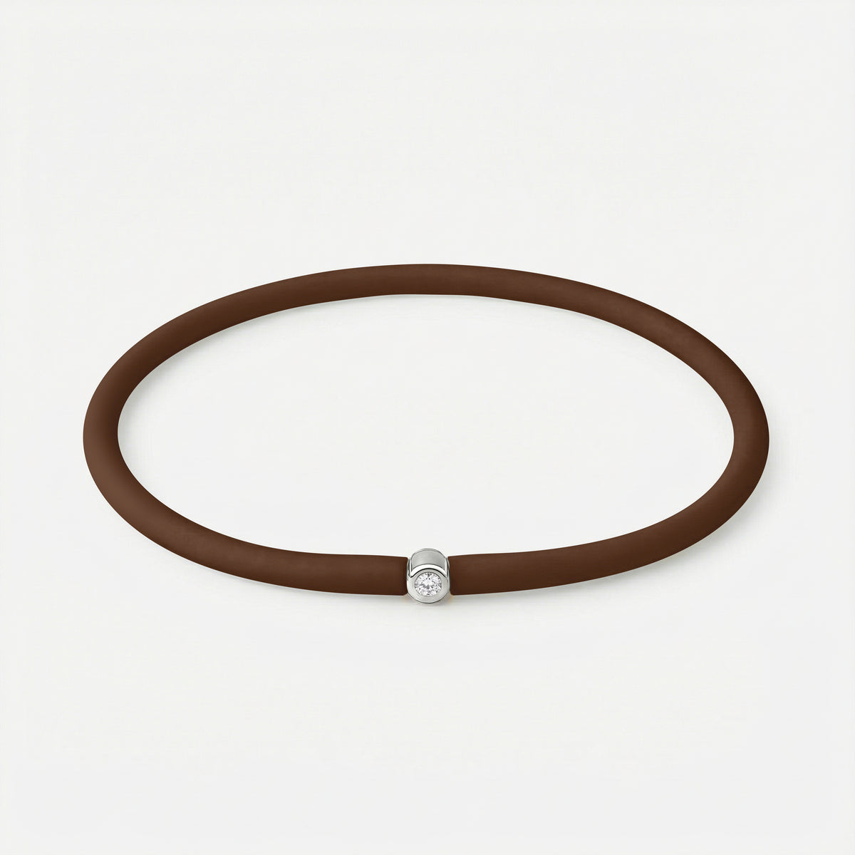 Rainbow Armband Schoko – Silber