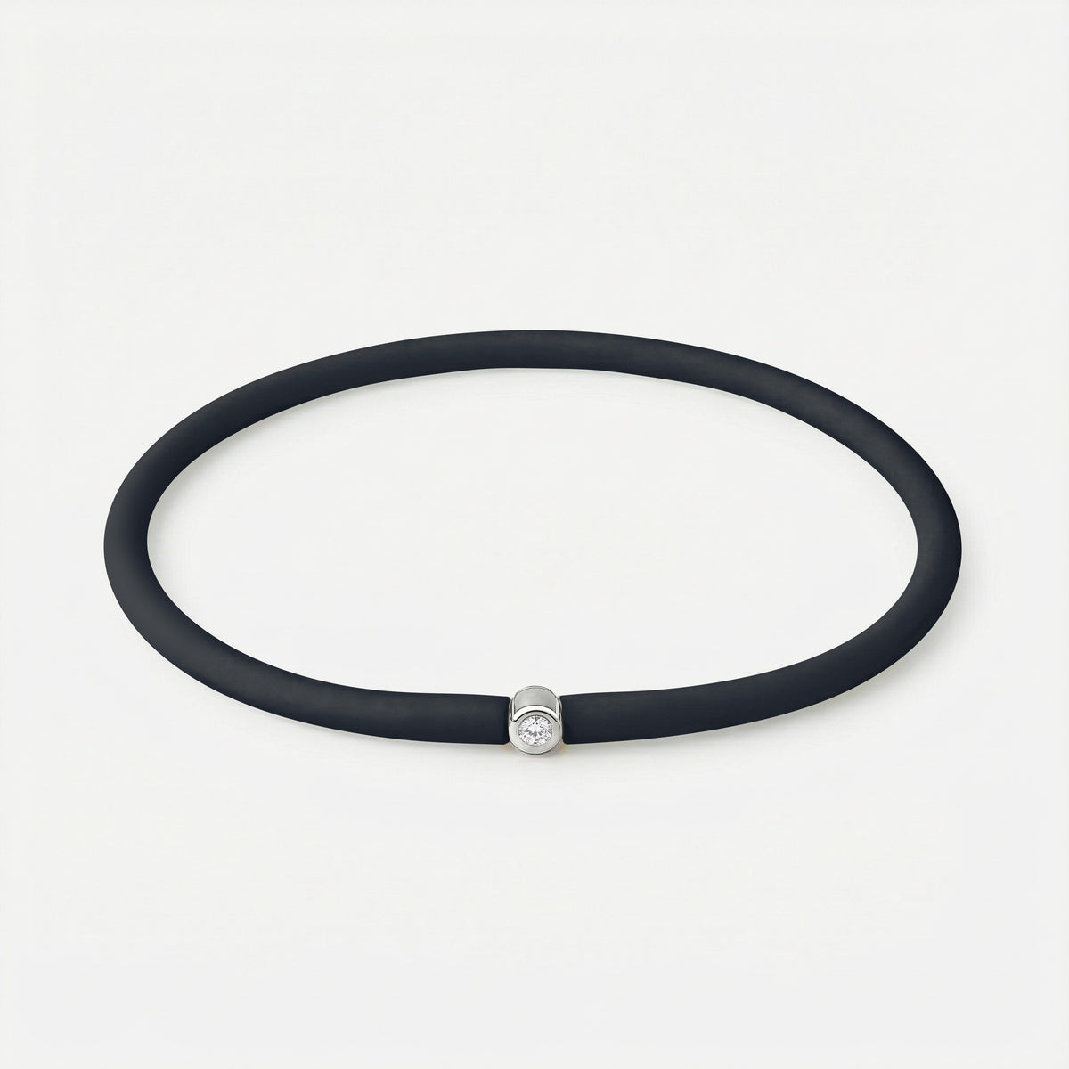 Rainbow Armband Schwarz – Silber